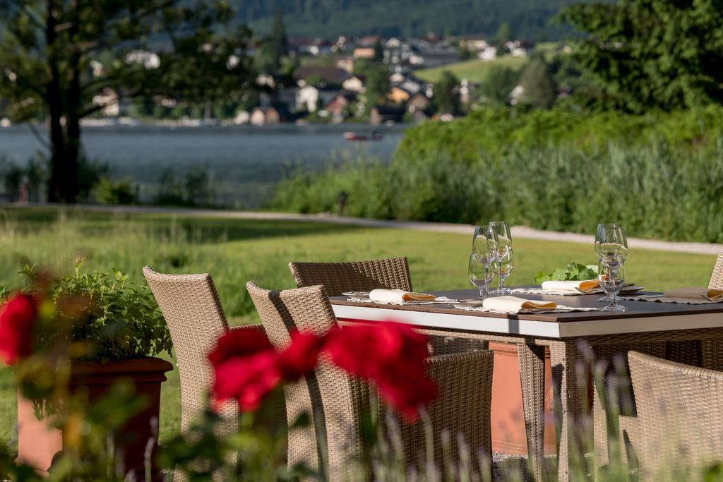 Seehotel Restaurant Lackner Мондзее Экстерьер фото